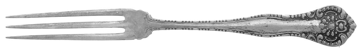 York (Silverplate, 1900) Strawberry Fork by International Silver-1