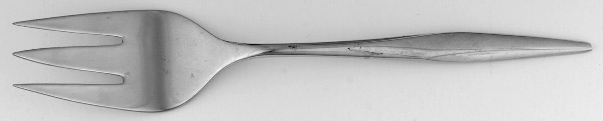 Youth (Stainless) Medium Solid Cold Meat Serving Fork by International Silver-1