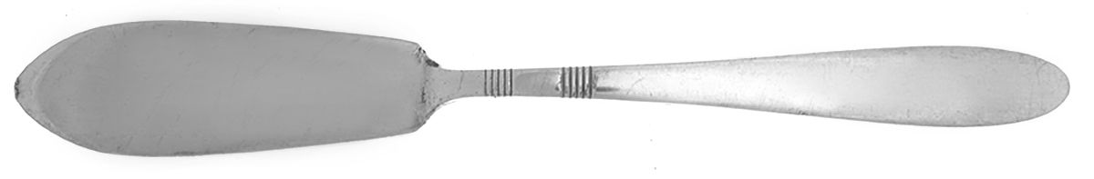 Zephyr (Silverplate, 1935) Flat Handle Master Butter Knife by International Silver-1