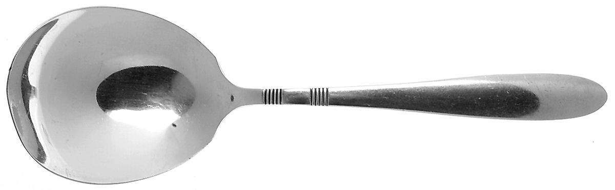 Zephyr (Silverplate, 1935) Solid Smooth Casserole Spoon by International Silver-1