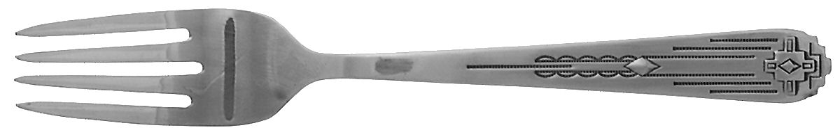 Zia (Silverplate, 1990) Individual Salad Fork by International Silver-1
