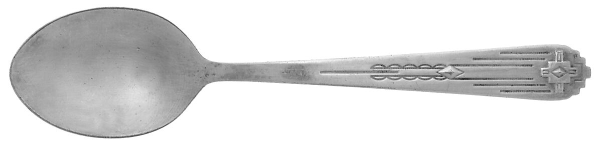 Zia (Silverplate, 1990) Place/Oval Soup Spoon by International Silver-1