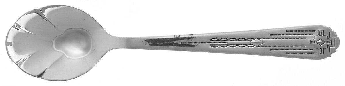 Zia (Silverplate, 1990) Sugar Shell Spoon by International Silver-1