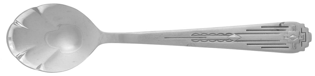 Zia (Stainless) Sugar Shell Spoon by International Silver-1