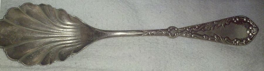 Rc Two (Silverplate) Sugar Shell Spoon by International Silver-1
