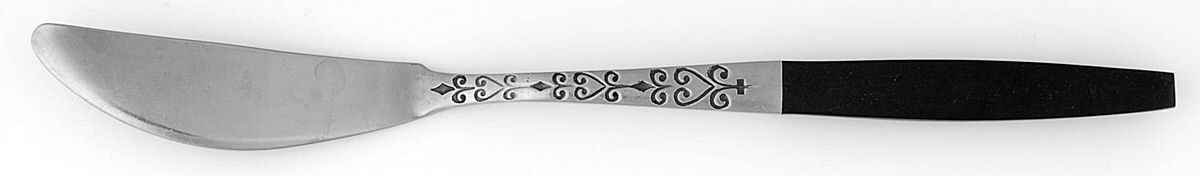INR2BL (Stainless) Flat Handle Master Butter Knife by Interpur-1