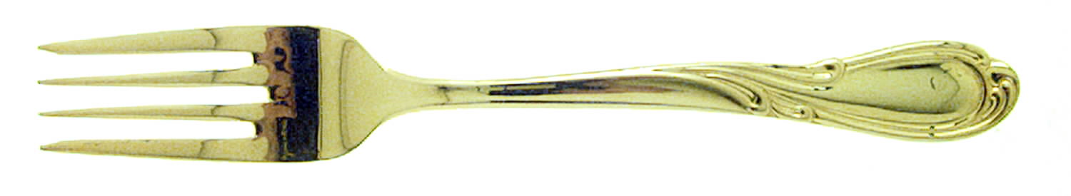 Golden Romance Individual Salad Fork by International Silver-1