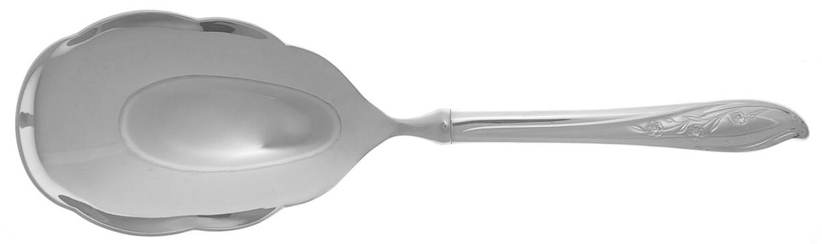 Springtime (Silverplate, 1957) Rice Spoon-Stainless Bowl by International Silver-1