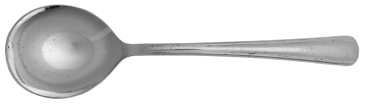 INS233 (Silverplate) Round Bowl Soup Spoon (Cream Soup) by International Silver-1