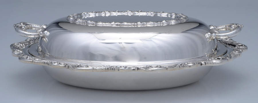 Saybrook Manor (Silverplate, Hollowware) Oval Covered Vegetable by International Silver-1