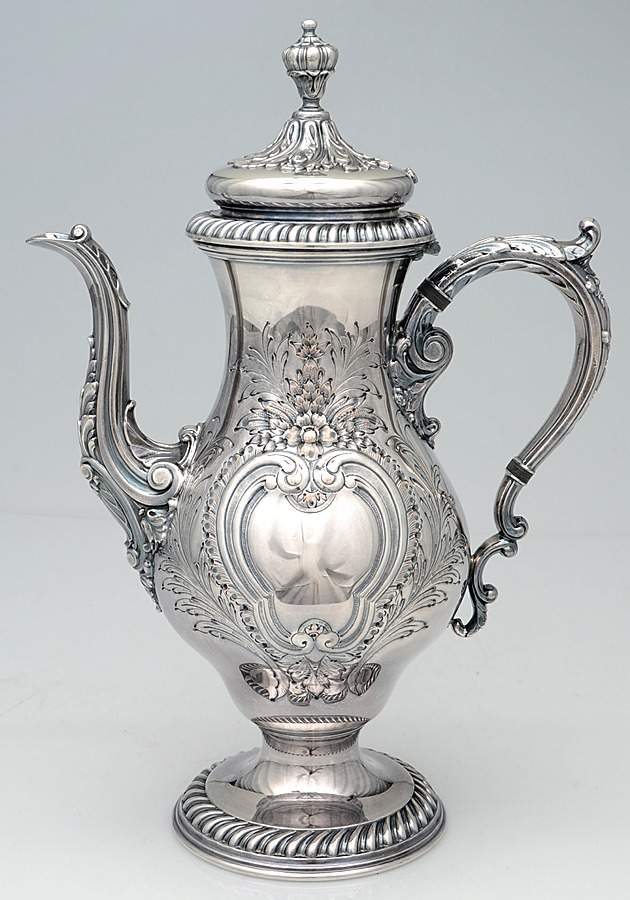 St. James-Chased (Silverplate, Hollowware) Silverplate Coffee Pot by International Silver-1