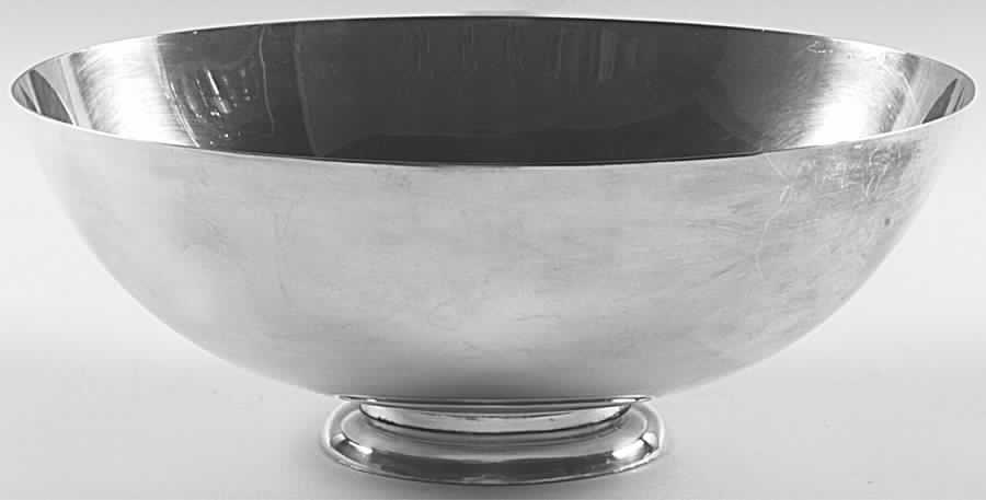 Apple (Silverplate, Hollowware) Oval Footed Centerpiece by International Silver-1