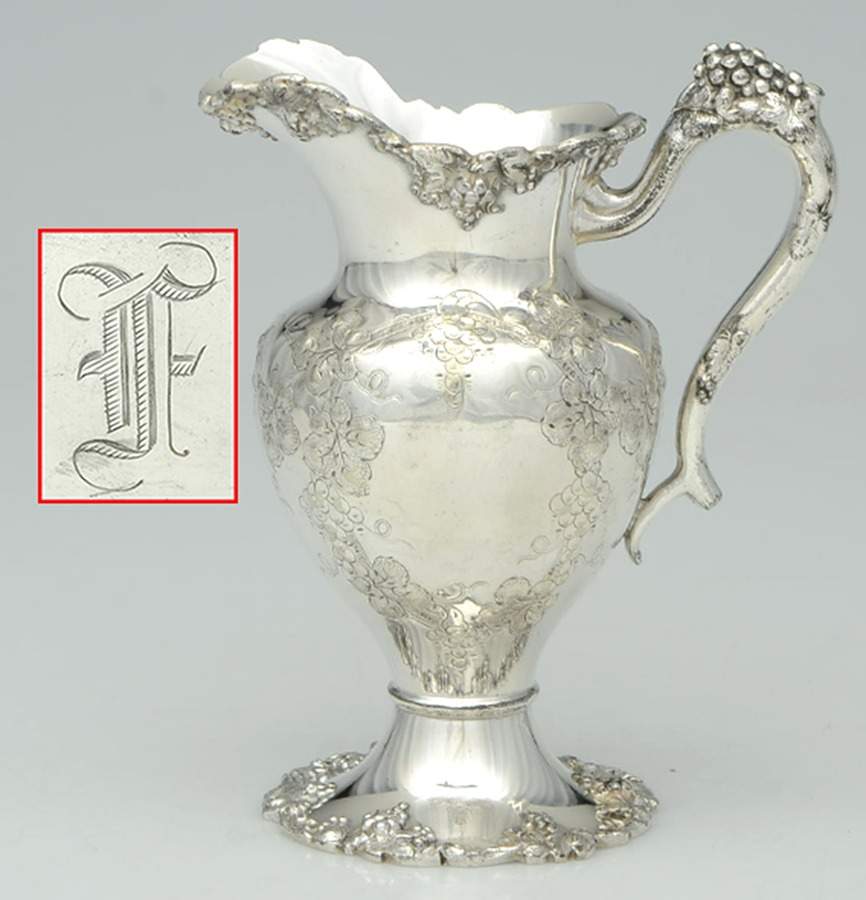 Vintage-Chased (Silverplate, Hollowware) Creamer by International Silver-1