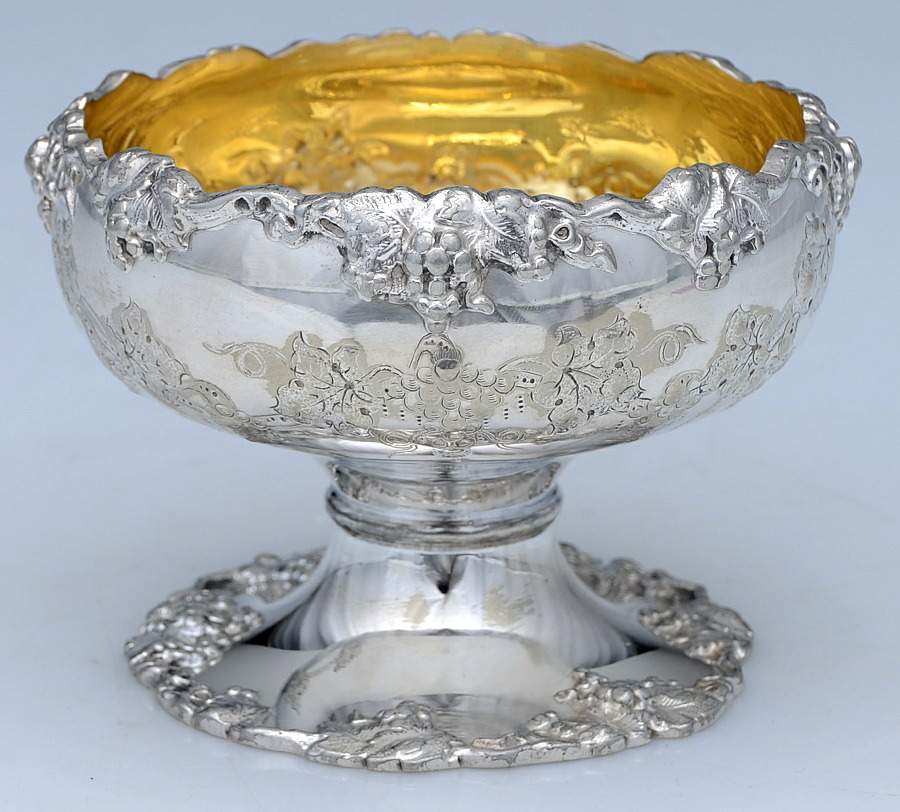Vintage-Chased (Silverplate, Hollowware) Waste Bowl by International Silver-1