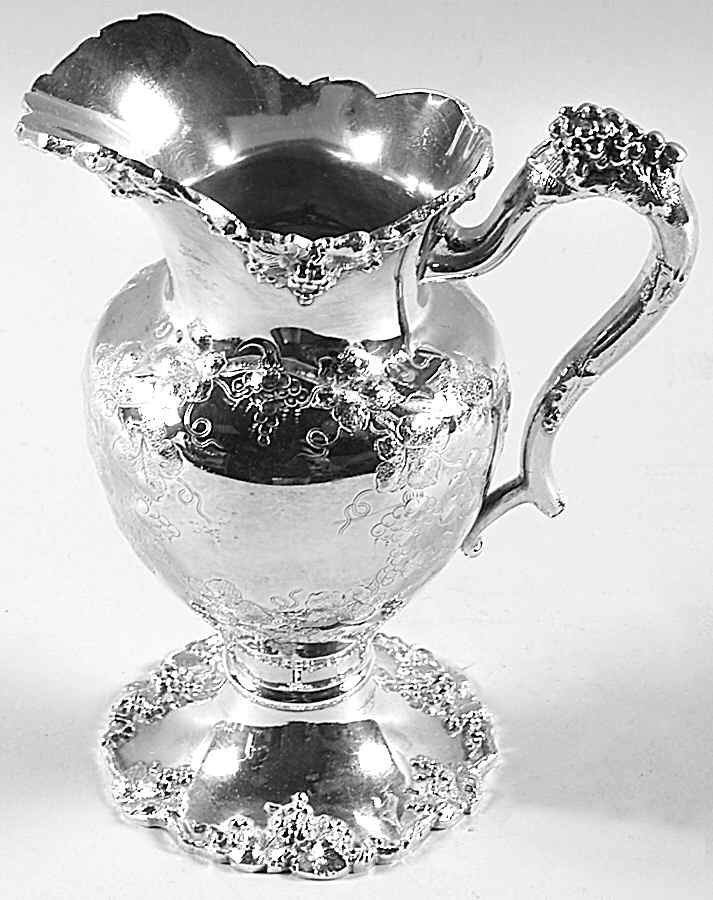 Vintage-Chased (Silverplate, Hollowware) Creamer by International Silver-1