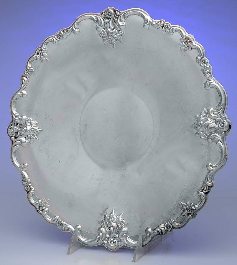 Orleans (Silverplate, Hollowware) Silverplate Sandwich Plate by International Silver-1