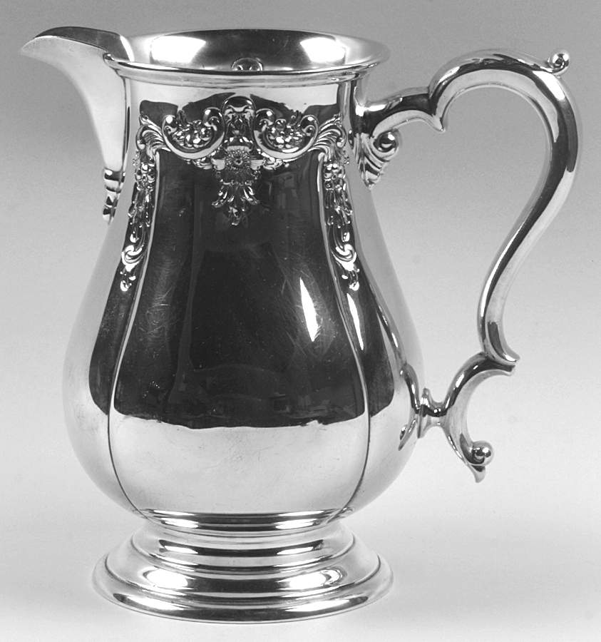 Prelude-Chased (Sterling Hollowware) Sterling Water Pitcher by International Silver-1