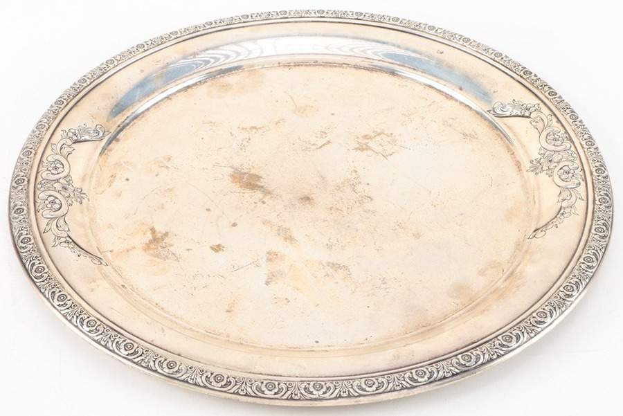 Prelude-Chased (Sterling Hollowware) 12" Round Tray by International Silver-1