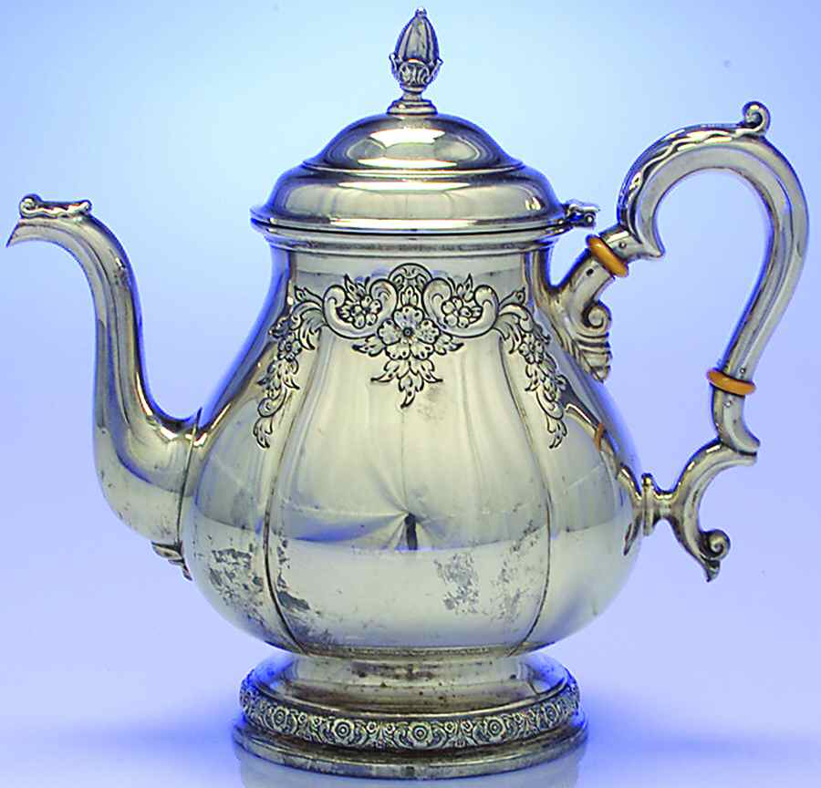 Prelude-Chased (Sterling Hollowware) Teapot by International Silver-1