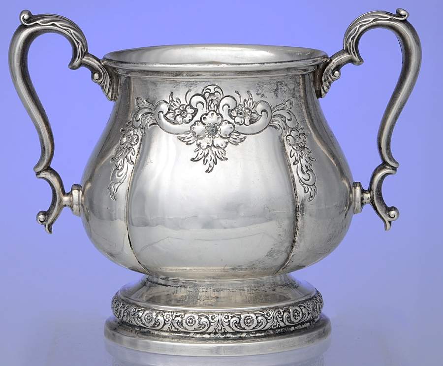 Prelude-Chased (Sterling Hollowware) Sugar Bowl No Lid by International Silver-1