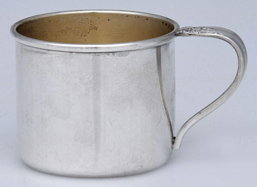 Prelude-Plain (Sterling Hollowware) Gold Lined Baby Cup by International Silver-1
