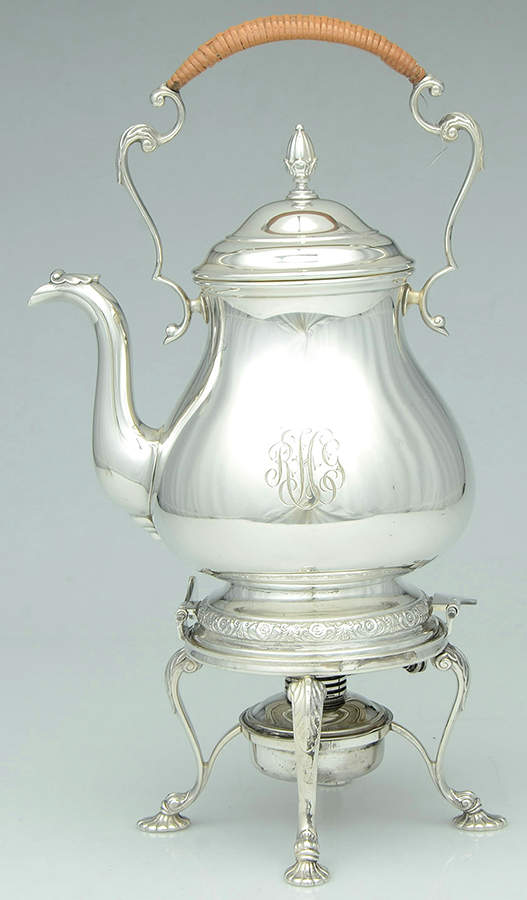 Prelude-Plain (Sterling Hollowware) Kettle, Stand & Burner by International Silver-1