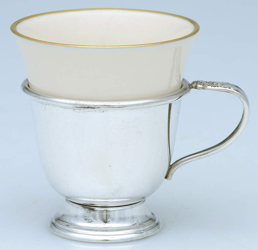 Prelude-Plain (Sterling Hollowware) Demitasse Cup with Liner by International Silver-1