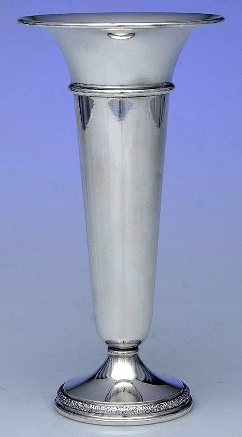 Prelude-Plain (Sterling Hollowware) 8" Weighted Vase by International Silver-1