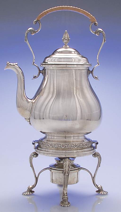 Prelude-Plain (Sterling Hollowware) Kettle, Stand & Burner by International Silver-1