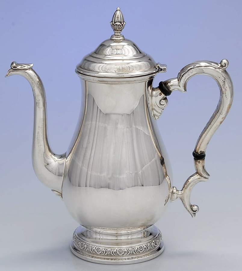 Prelude-Plain (Sterling Hollowware) Coffee Pot by International Silver-1