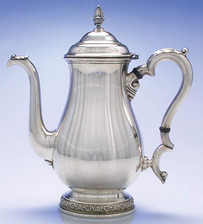 Prelude-Plain (Sterling Hollowware) Coffee Pot by International Silver-1