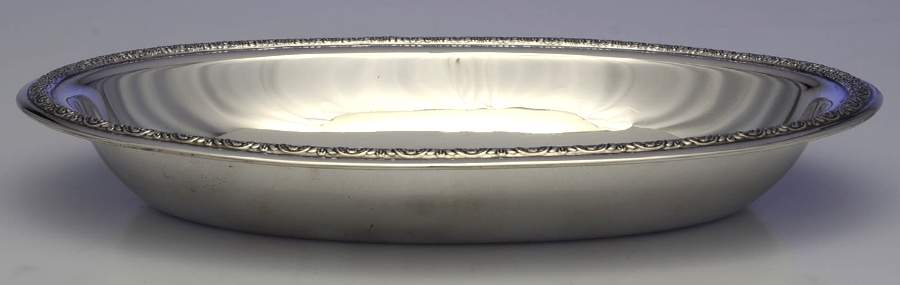 Prelude-Plain (Sterling Hollowware) Sterling Oval Vegetable Bowl by International Silver-1
