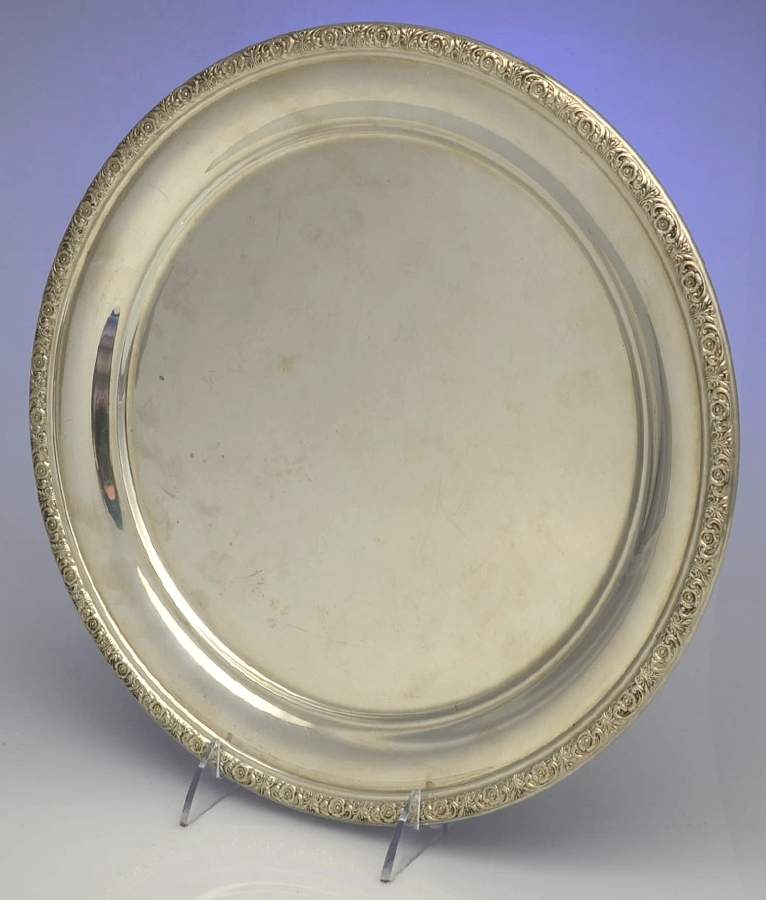 Prelude-Plain (Sterling Hollowware) 12" Round Tray by International Silver-1