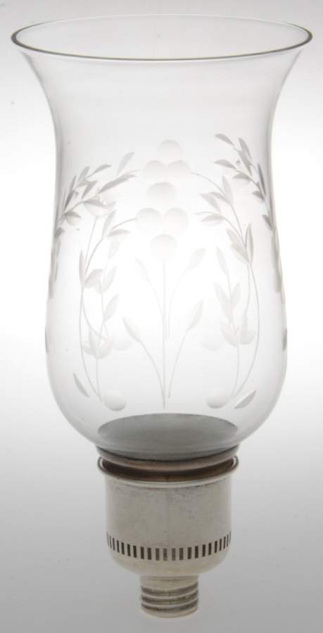Prelude-Plain (Sterling Hollowware) Glass Globe for Weighted Hurricane Lamp by International Silver-1