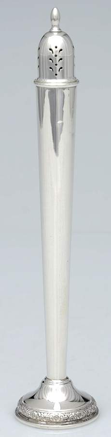 Prelude-Plain (Sterling Hollowware) Tall Weighted Pepper Shaker by International Silver-1
