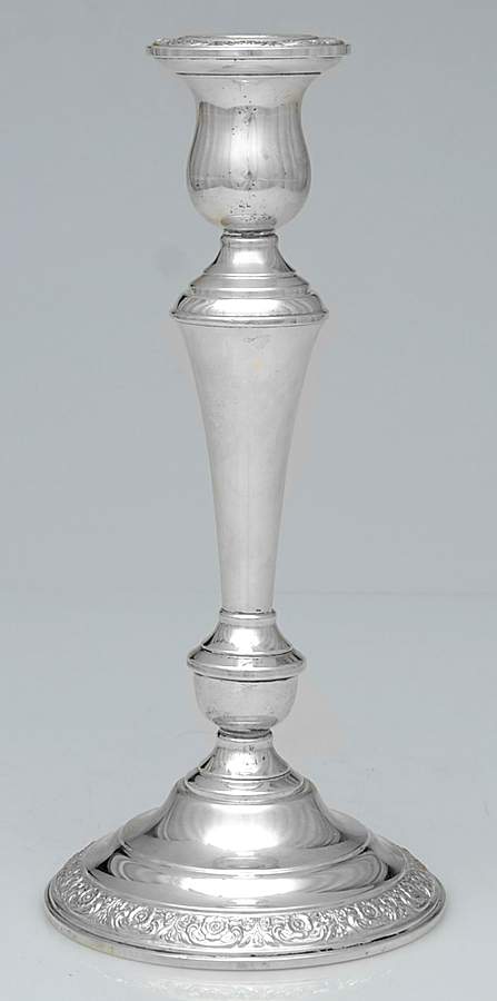 Prelude-Plain (Sterling Hollowware) Weighted Candlestick by International Silver-1