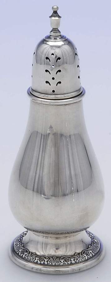 Prelude-Plain (Sterling Hollowware) Monogram Salt Shaker by International Silver-1