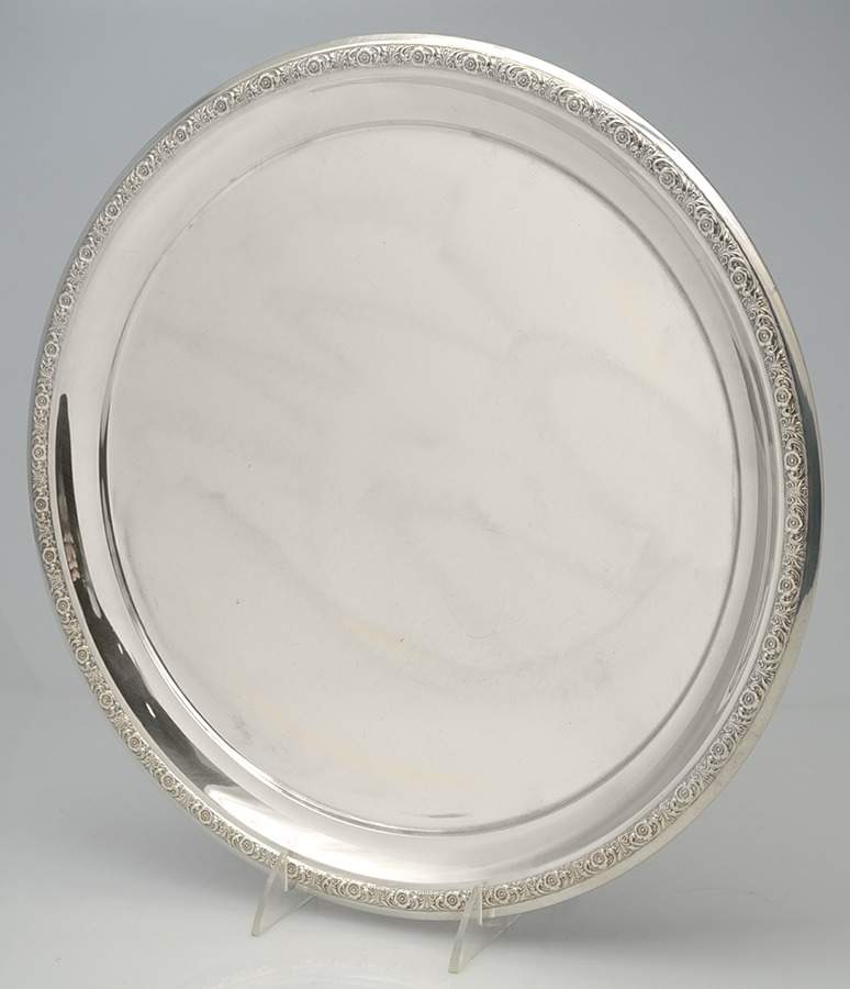 Prelude-Plain (Sterling Hollowware) 14" Round Tray by International Silver-1