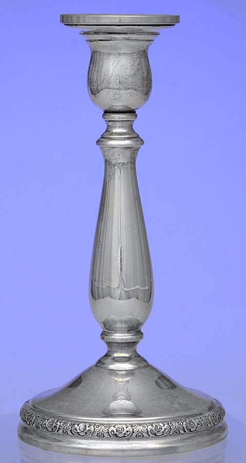 Prelude-Plain (Sterling Hollowware) Weighted Candlestick by International Silver-1
