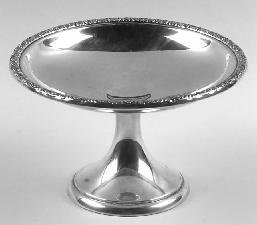 Prelude-Plain (Sterling Hollowware) Short Sterling Compote by International Silver-1