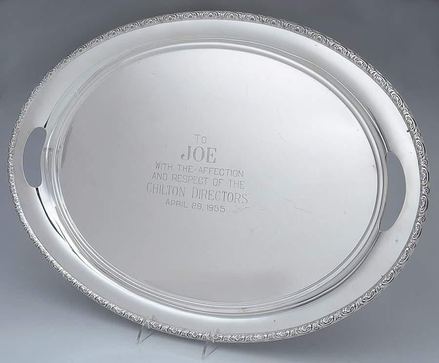 Prelude-Plain (Sterling Hollowware) Large Waiter Tray by International Silver-1
