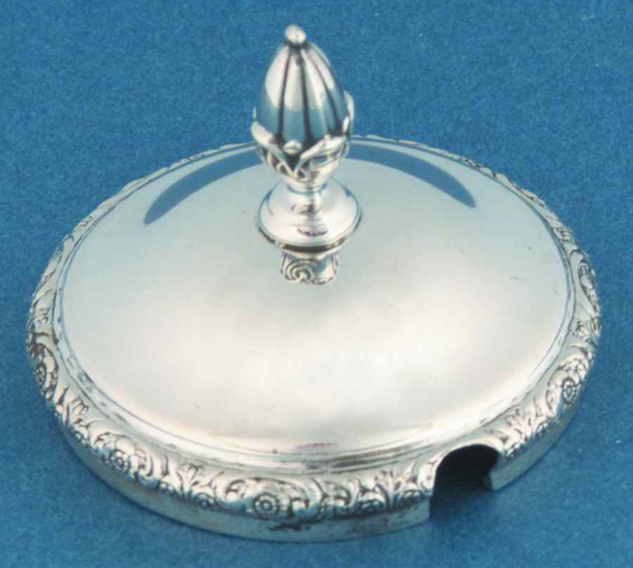 Prelude-Plain (Sterling Hollowware) Sterling Lid for Crystal Marmalade by International Silver-1