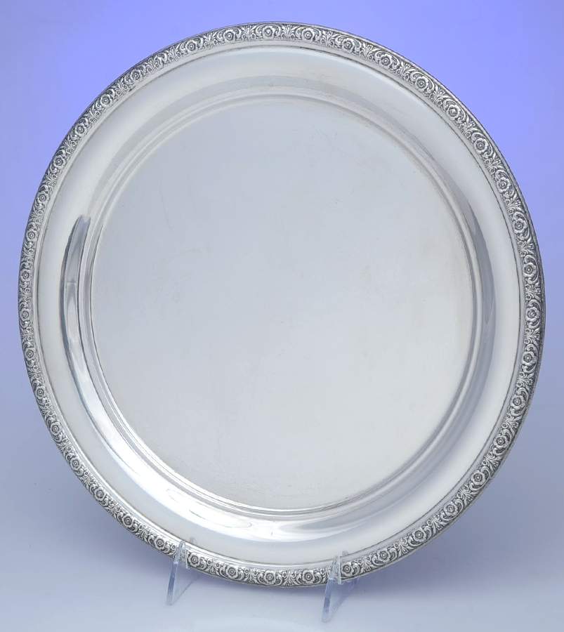 Prelude-Plain (Sterling Hollowware) 12" Round Tray by International Silver-1