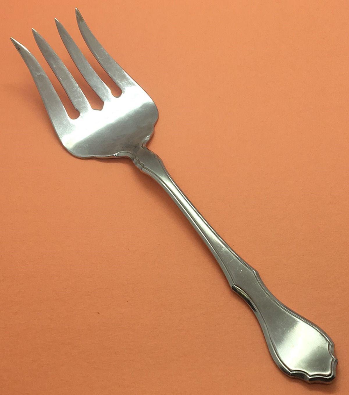 IMI79 (Stainless) Medium Solid Cold Meat Serving Fork by Imperial Intl-1