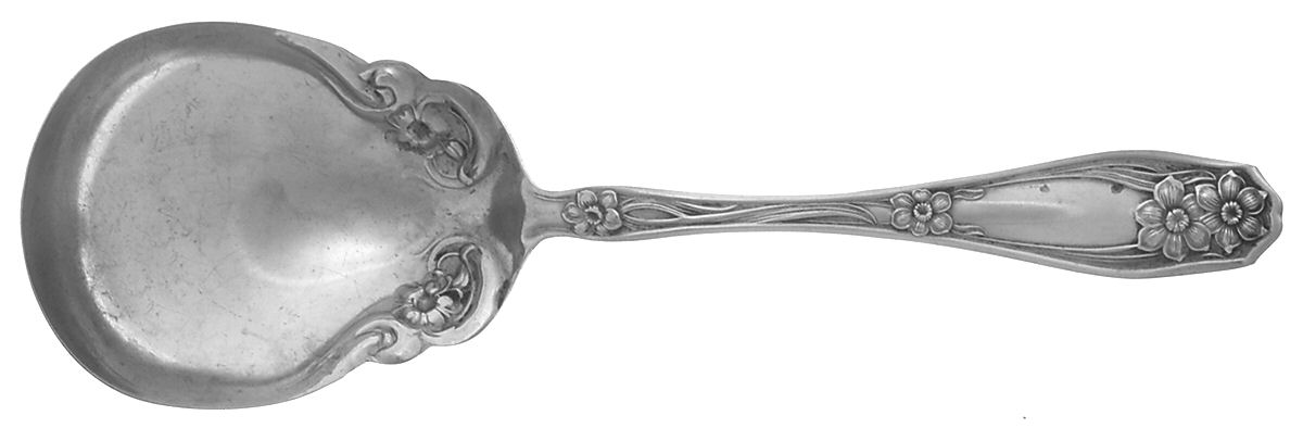 INS237 (Silverplate) Solid Smooth Casserole Spoon by International Silver-1