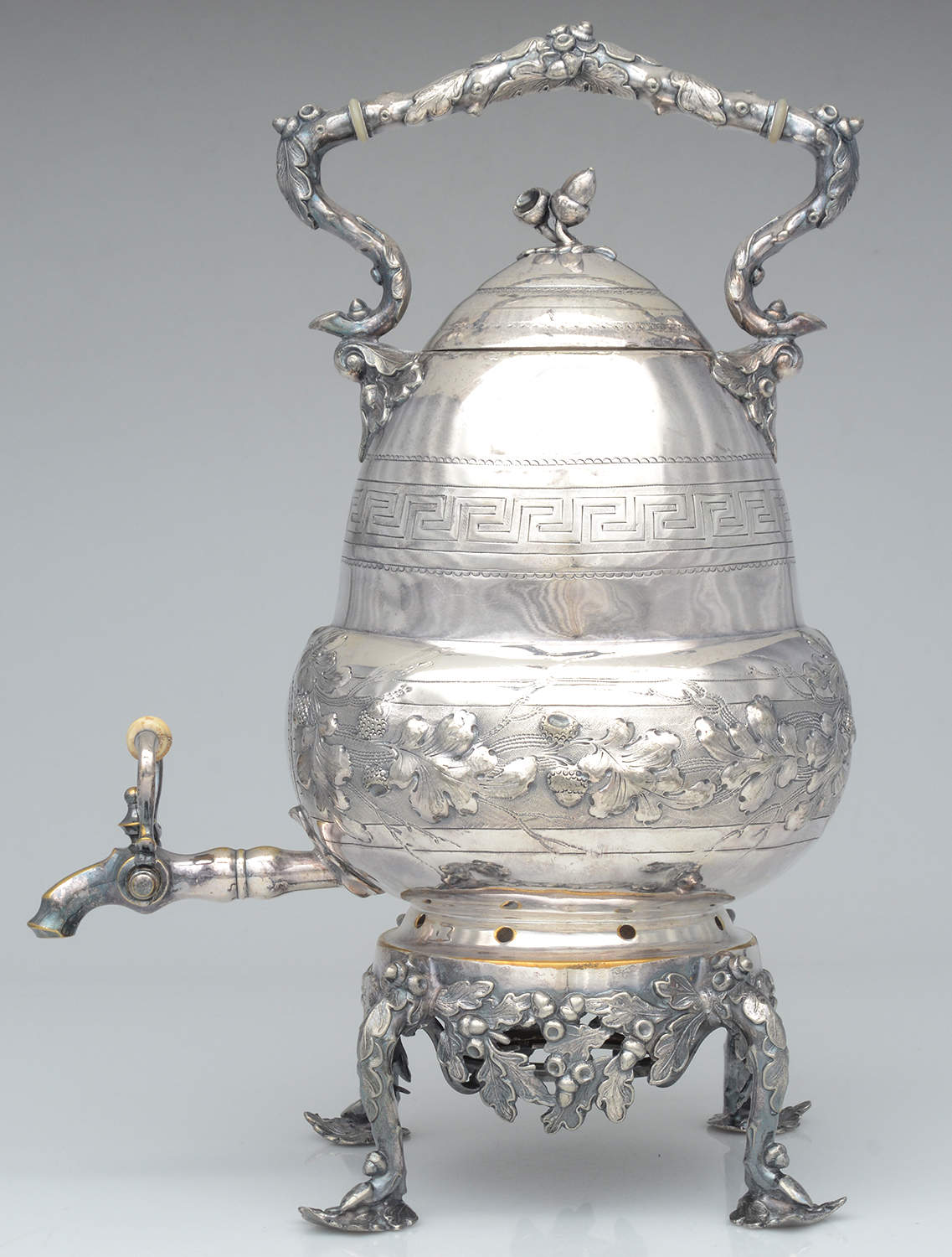 Charter Oak-Hand Chased Coffee Urn by International Silver-1