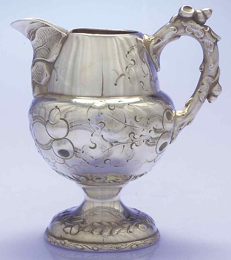 Charter Oak-Hand Chased Creamer by International Silver-1