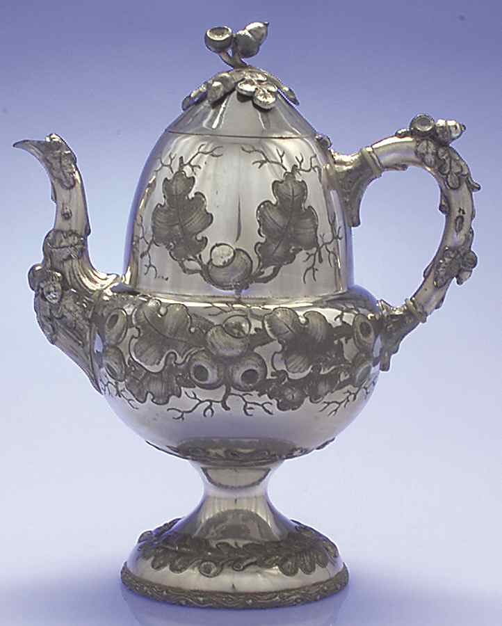 Charter Oak-Hand Chased Teapot by International Silver-1