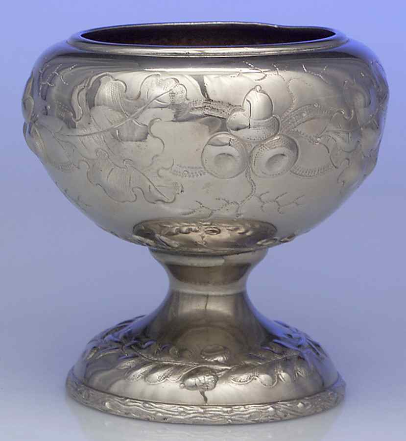 Charter Oak-Hand Chased Waste Bowl by International Silver-1