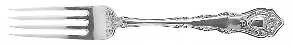 1865 Wm Rogers One (Silverplate) Fork by International Silver-1
